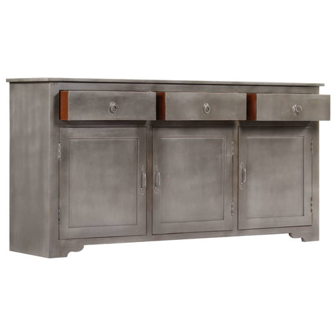 Rustika Rowe -  Sideboard Grey 160x40x80 cm Solid Mango Wood